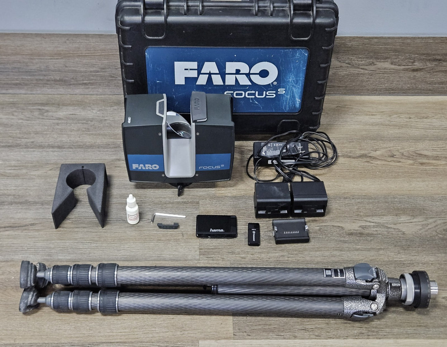 Faro Focus S70 3D Laser Scanner 976,000pps w/ Gitzo Carbon Fiber Tripod