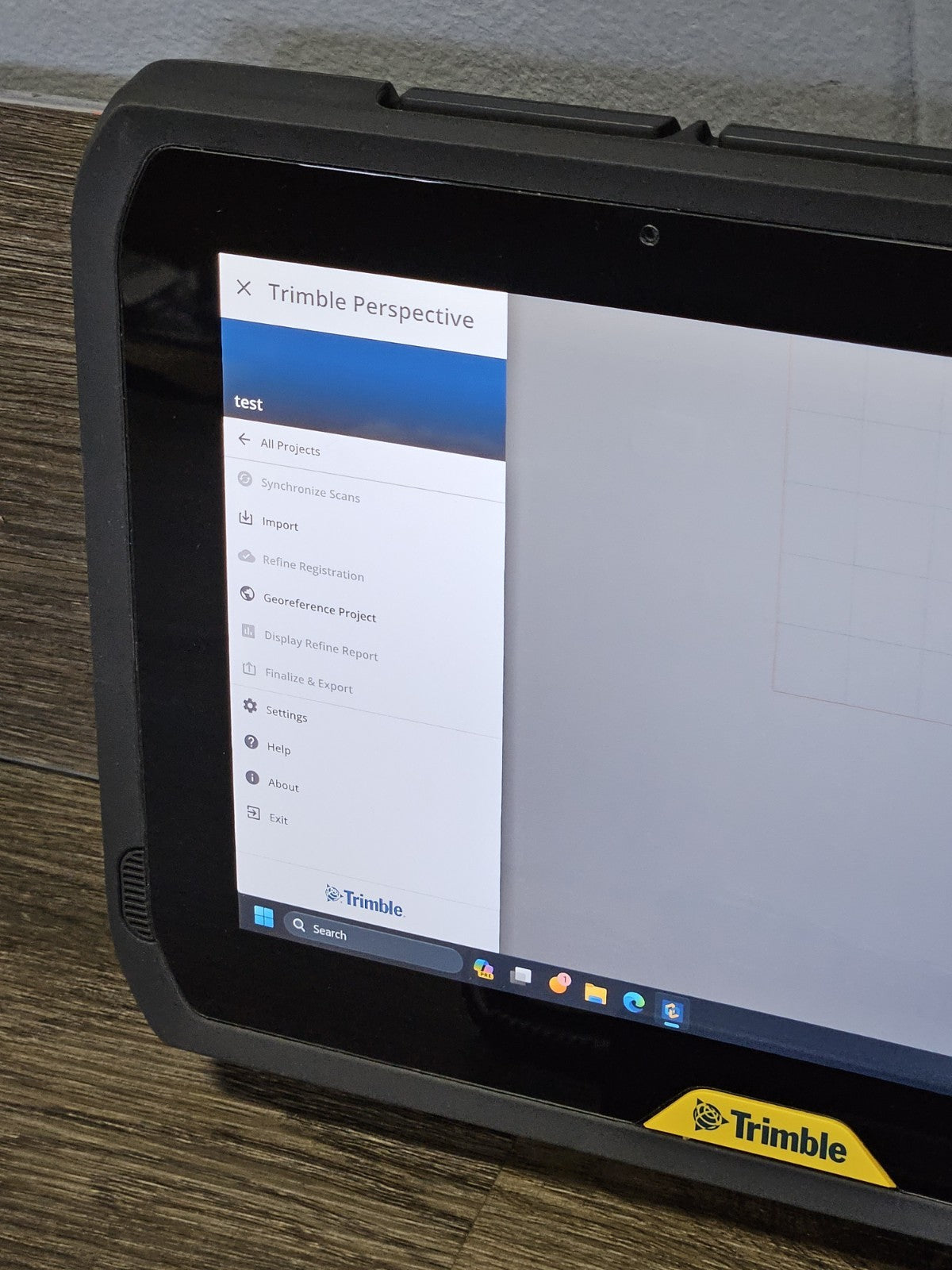 Trimble T100 3D Scanner Data Collector Tablet w/ Perspective 3.1.1 X7 X9 SX12