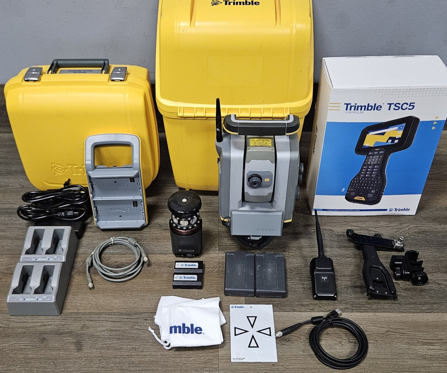 Trimble S7 3” DR Plus Robotic Scanning Total Station Kit TSC5 Access Vision