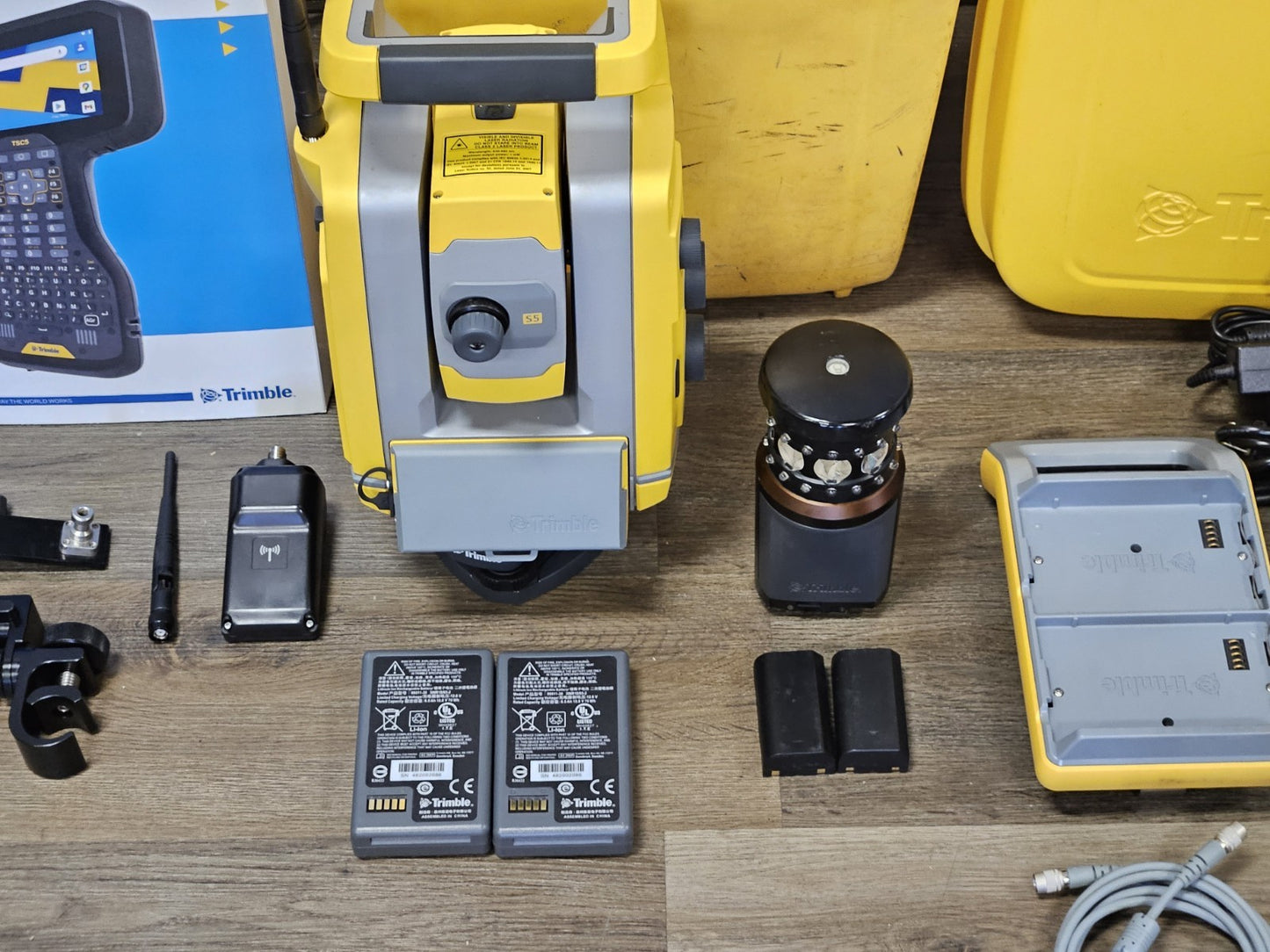 Trimble S5 3” DR Plus Robotic Total Station Kit TSC5 Access MT1000 DR+