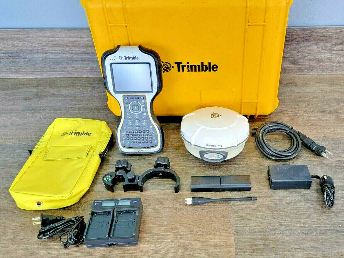 Trimble R8 Model 4 GPS GNSS BeiDou Galileo Base Rover Receiver w/ TSC3 Access