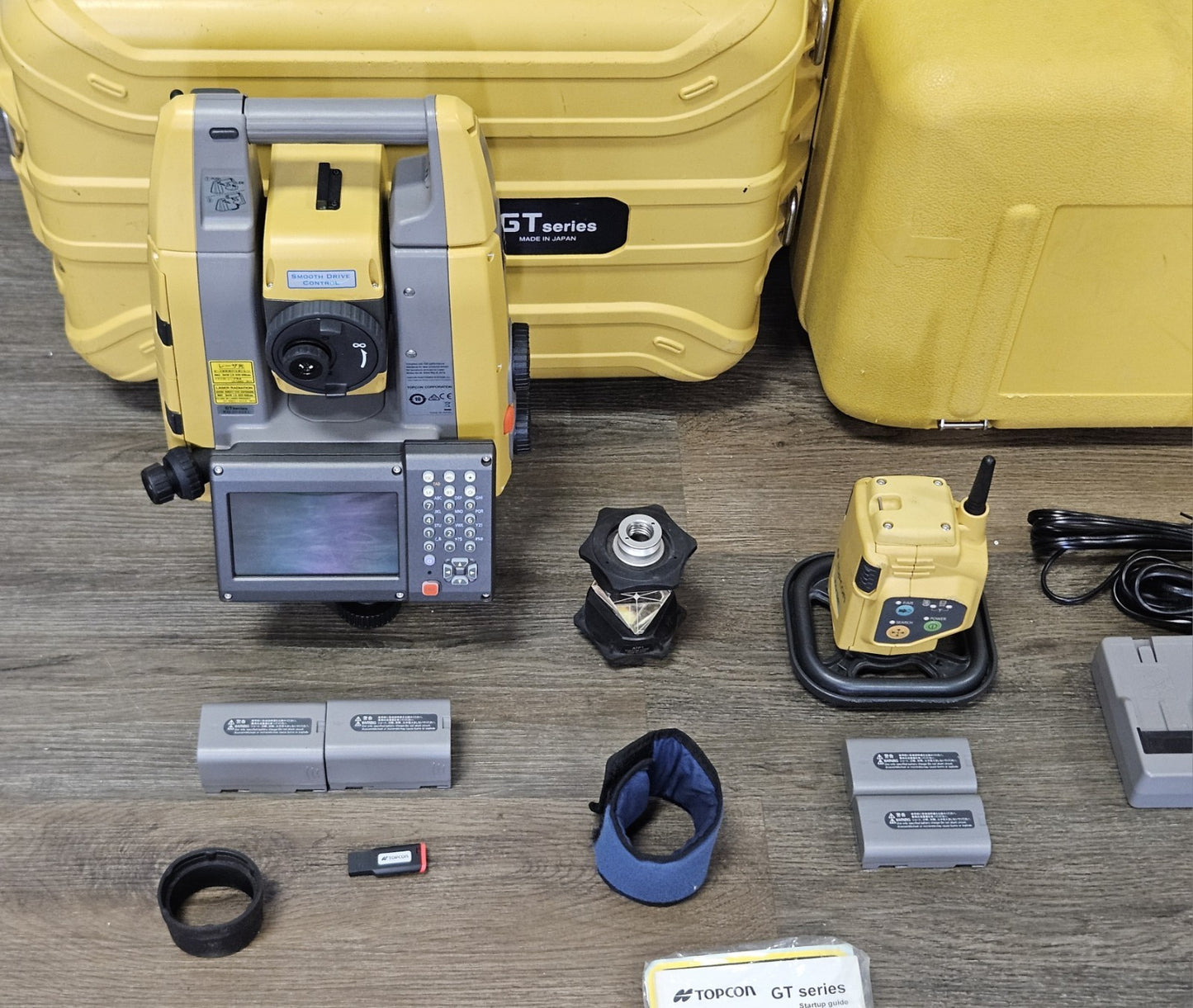 Topcon GT-603 3" Robotic Survey Total Station w/ RC-5 Remote & ATP1 Prism 2022
