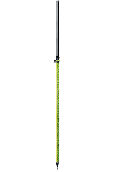 SitePro 2m Snap-Loc Aluminum GPS Rover Rod, 10ths Graduations (Fluorescent Green)