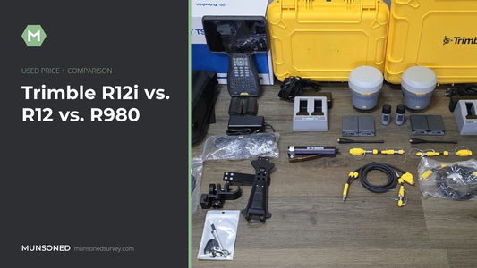 Used Trimble R12i and R10-2 GNSS base and rover kit with TSC7 controller