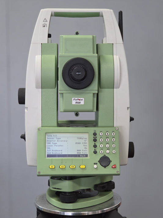 Leica TS06 Plus 5" R500 Conventional Reflectorless Survey Total Station