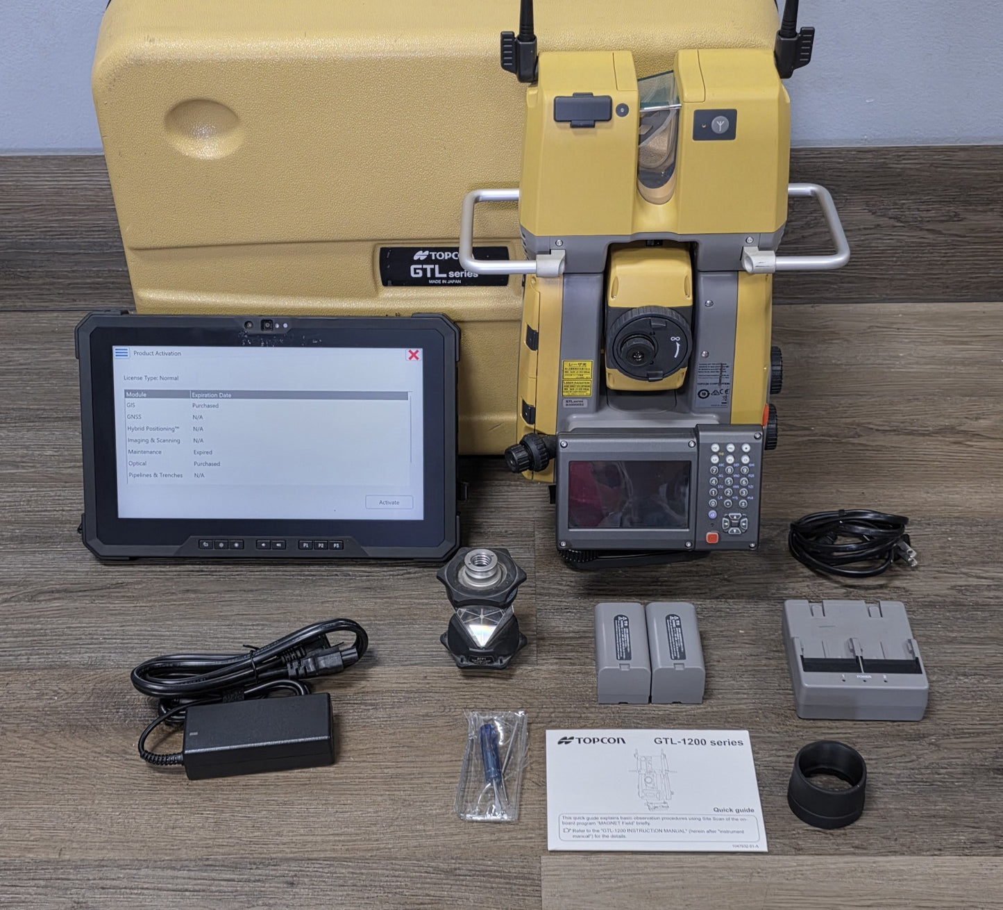 Topcon GTL-1203 Robotic Scanning Survey Total Station Scanner w/ Tablet Magnet