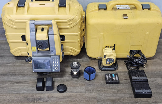 Topcon GT-503 3" Robotic Survey Total Station w/ RC-5 Remote & ATP1 Prism