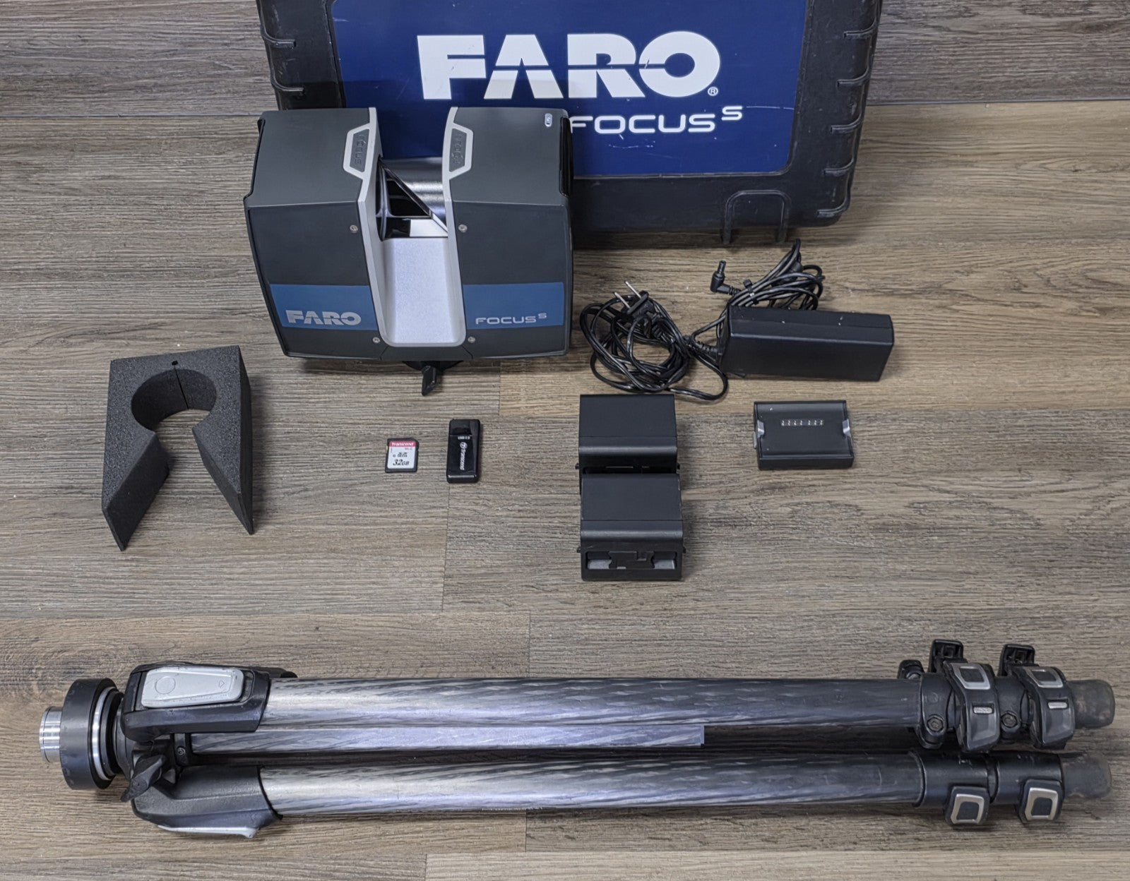 Faro Focus S70 3D Laser Scanner 976,000pps, 445 Scans, Manfrotto CF Tripod, 2021