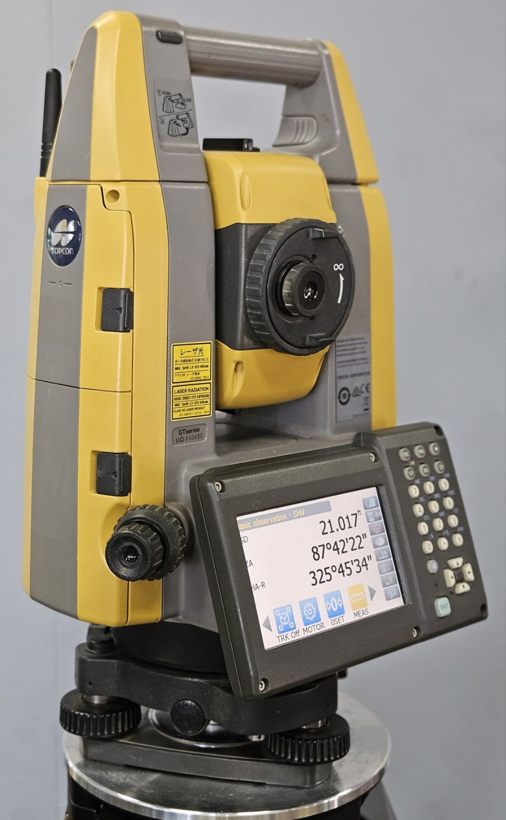 Topcon GT-503 3" Robotic Survey Total Station w/ RC-5 Remote & ATP1 Prism