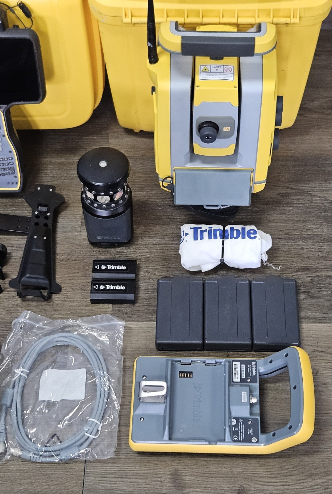 Trimble S5 3” DR+ Robotic Total Station Kit w/ TSC7 Data Collector Access MT1000