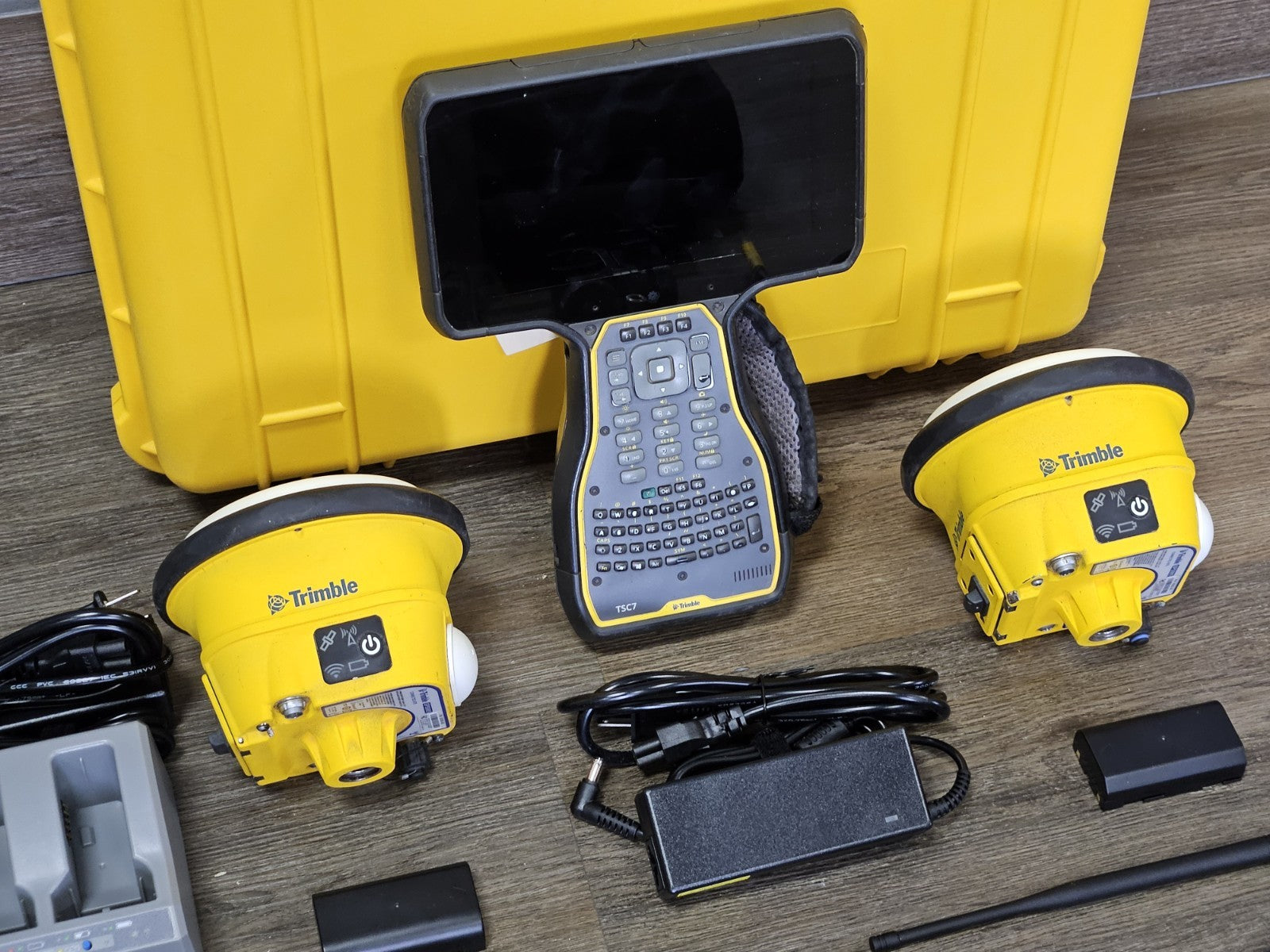 Trimble Dual SPS985 GPS GNSS Galileo Beidou Base Rover RTK Kit TSC7 Siteworks