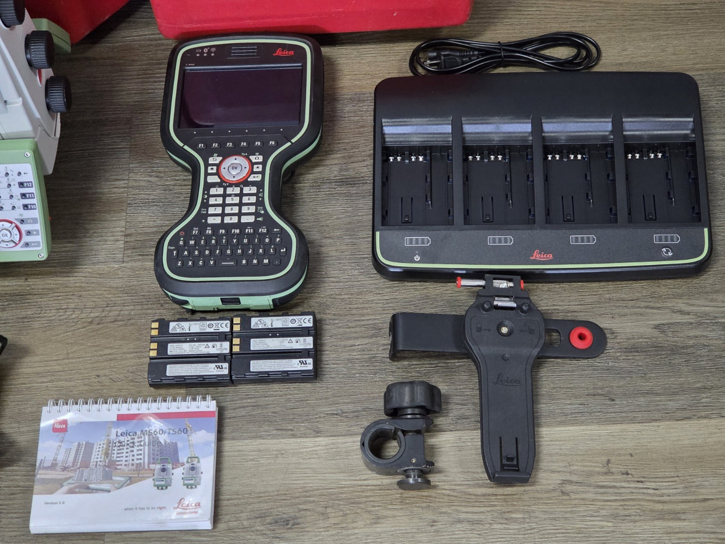 Leica MS60 1" R2000 Robotic Scanning Survey Total Station Setup CS20 Captivate