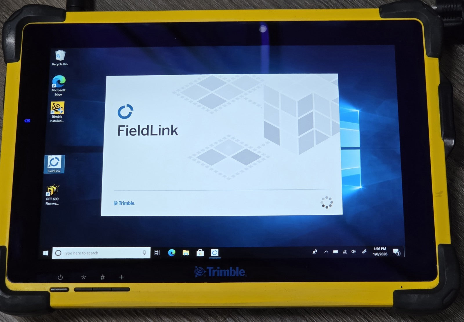 Trimble T10 GNSS Robotic Total Station Data Collector Tablet w/ FieldLink Adv