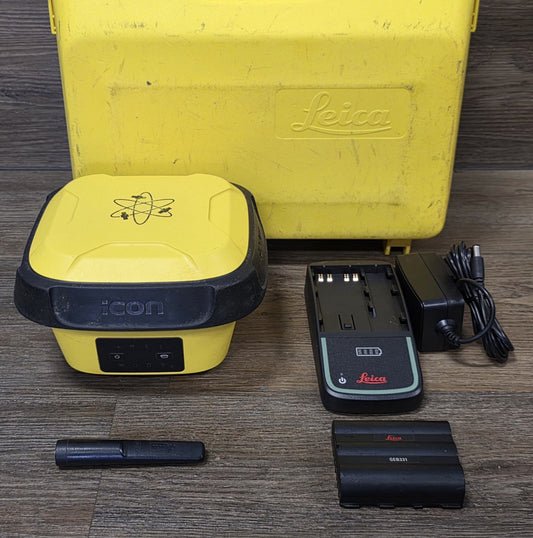 Leica icg70 T GPS Glonass Galileo RTK Base or Rover Receiver w/ Tilt, 900MHz, L5