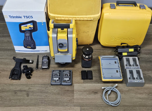 Trimble S5 3” DR Plus Robotic Total Station Kit TSC5 Access MT1000 DR+