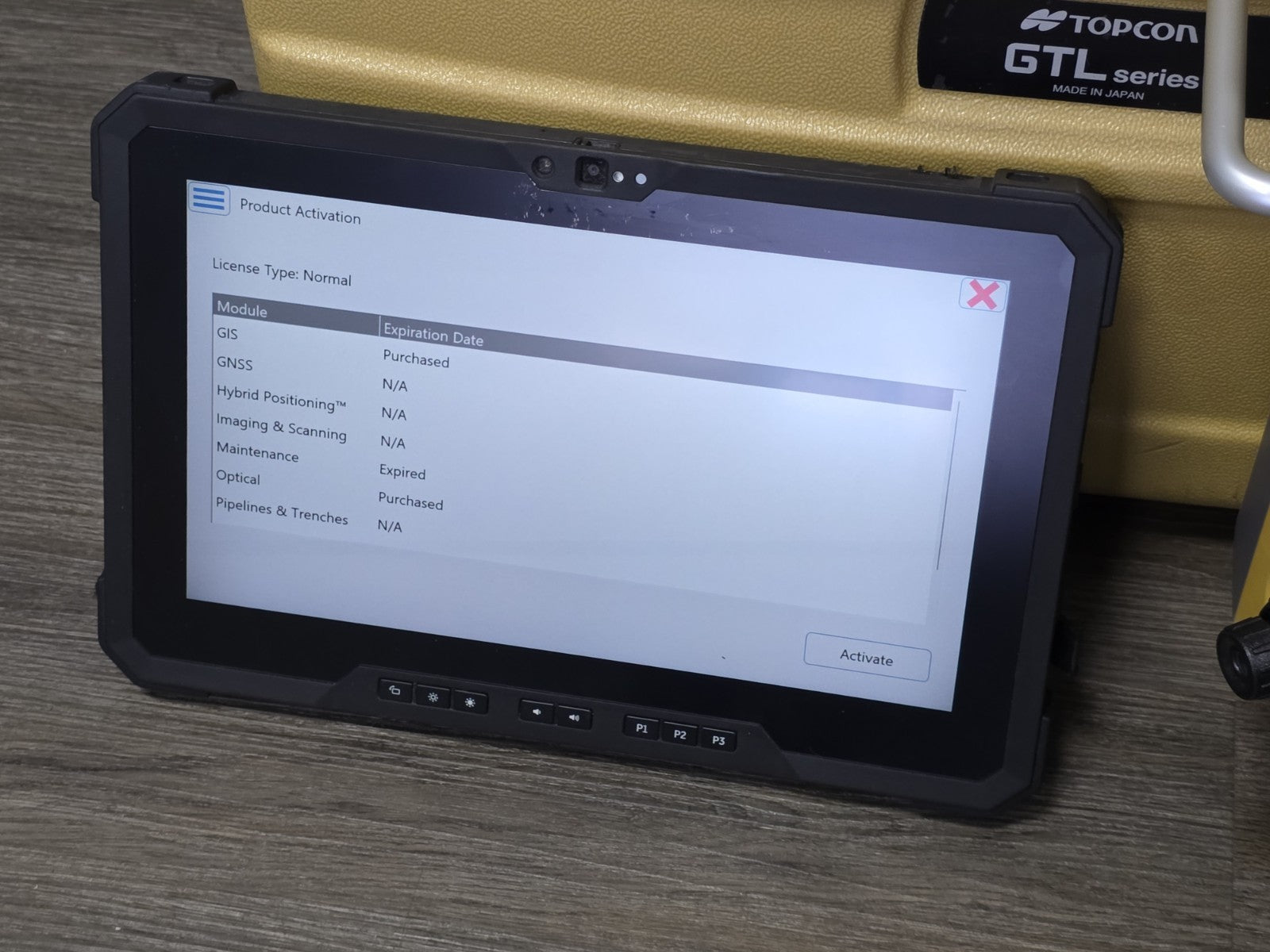Topcon GTL-1203 Robotic Scanning Survey Total Station Scanner w/ Tablet Magnet