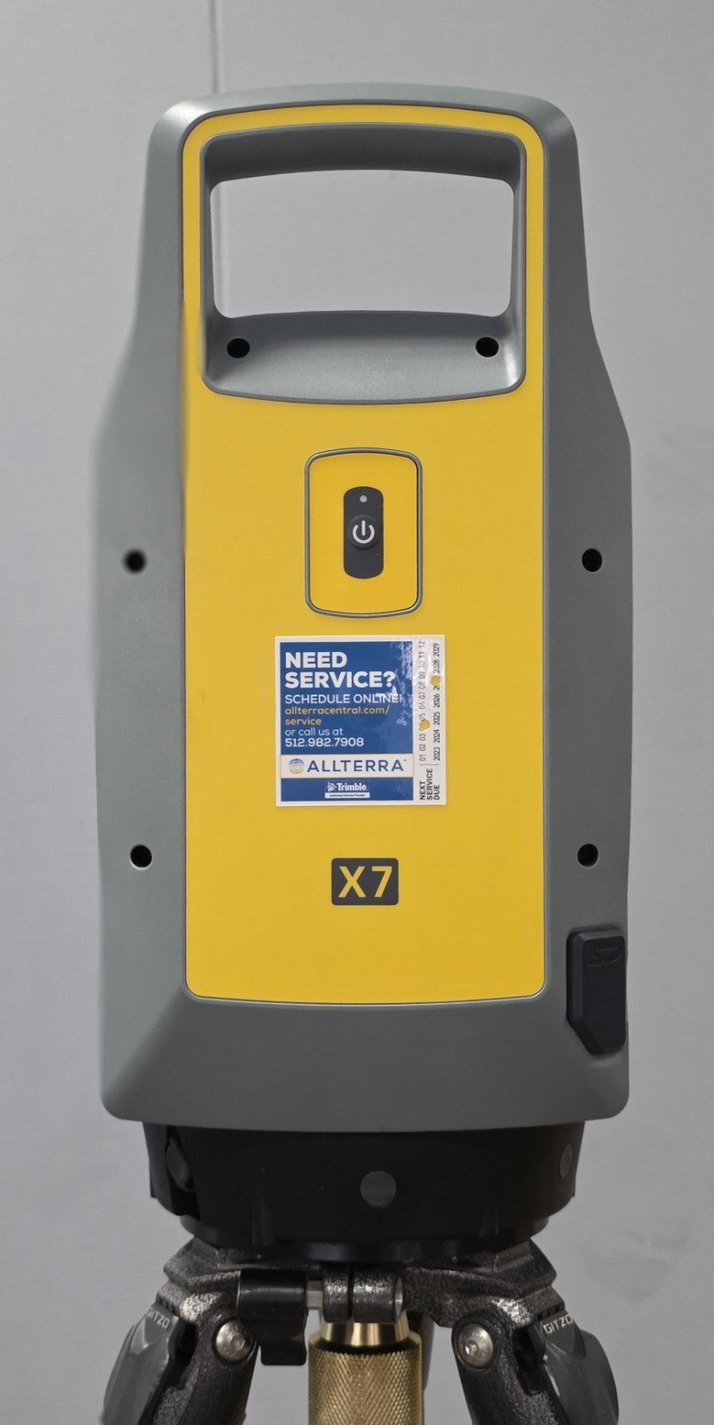 Trimble X7 3D Laser Scanner Scanning Survey Setup w/ T10 Perspective 2024.00