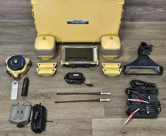 Topcon Dual Hiper HR GPS GNSS Galileo Beidou Base & Rover RTK Kit FC-6000 Tilt