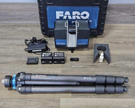 Faro Focus S70 3D Laser Scanner 976,000pps w/ Benro Carbon Fiber Tripod