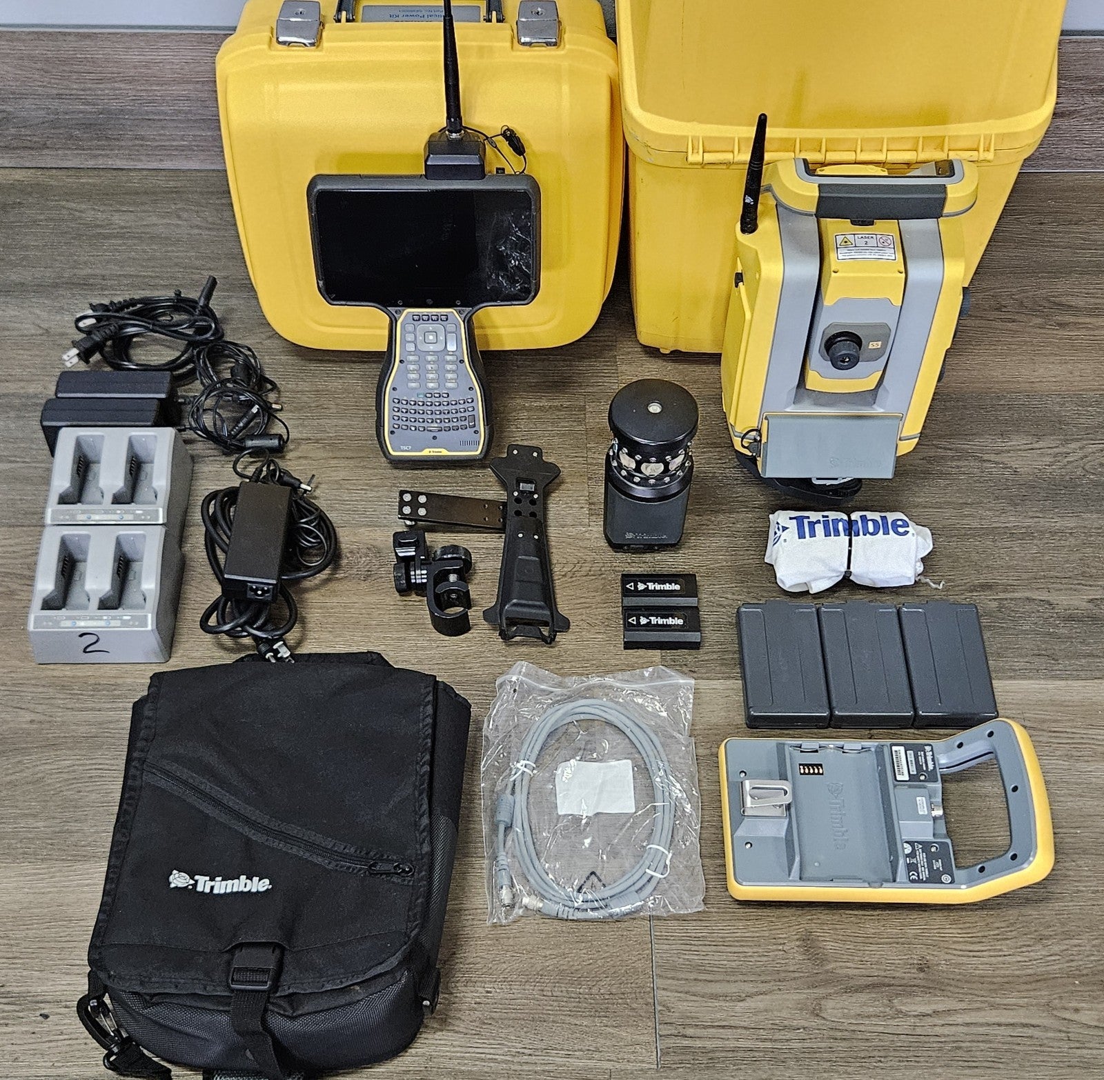 Trimble S5 3” DR+ Robotic Total Station Kit w/ TSC7 Data Collector Access MT1000