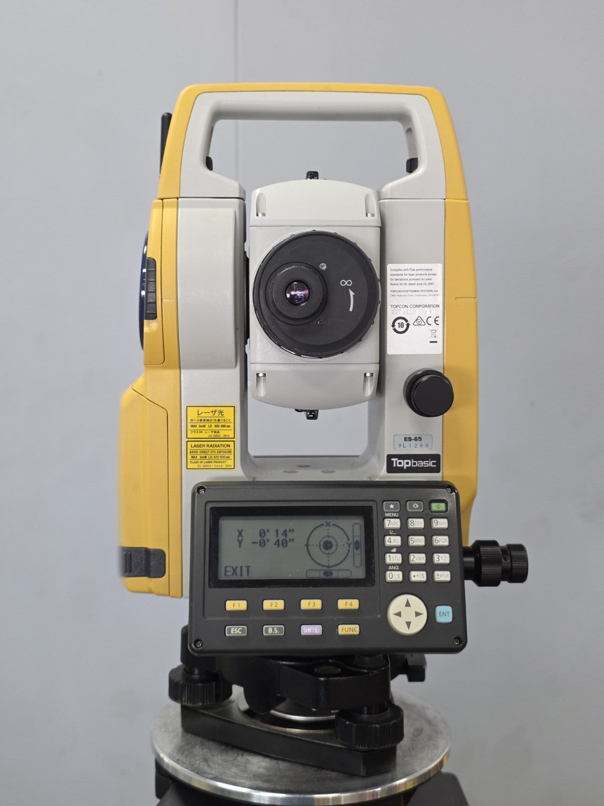 Topcon ES-65 5" Reflectorless Surveying Total Station Prismless ES65