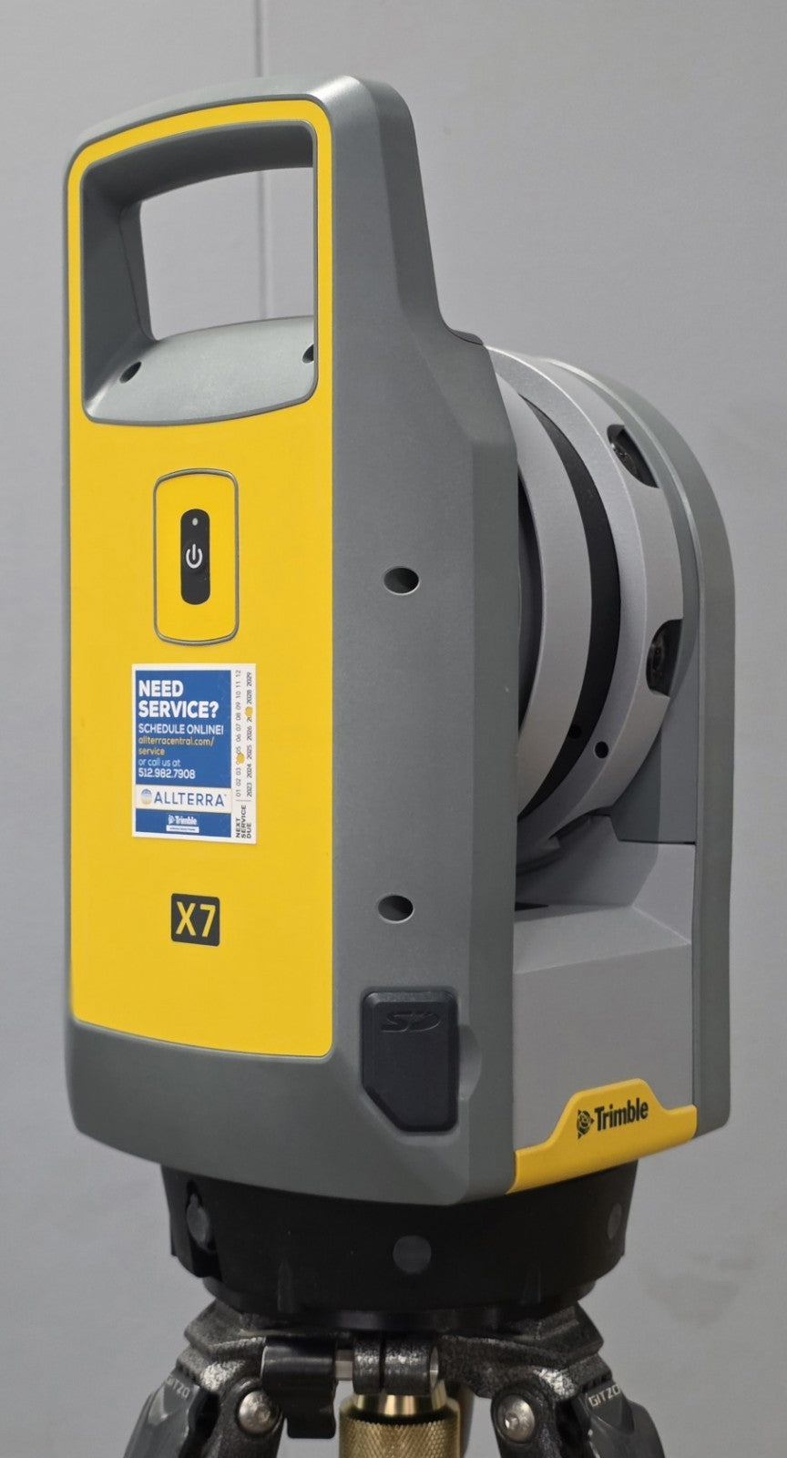 Trimble X7 3D Laser Scanner Scanning Survey Setup w/ T10 Perspective 2024.00