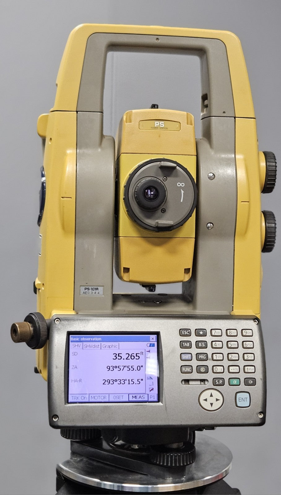 Topcon PS-101A 1" Robotic Survey Total Station w/ RC-5 Remote & ATP1 Prism
