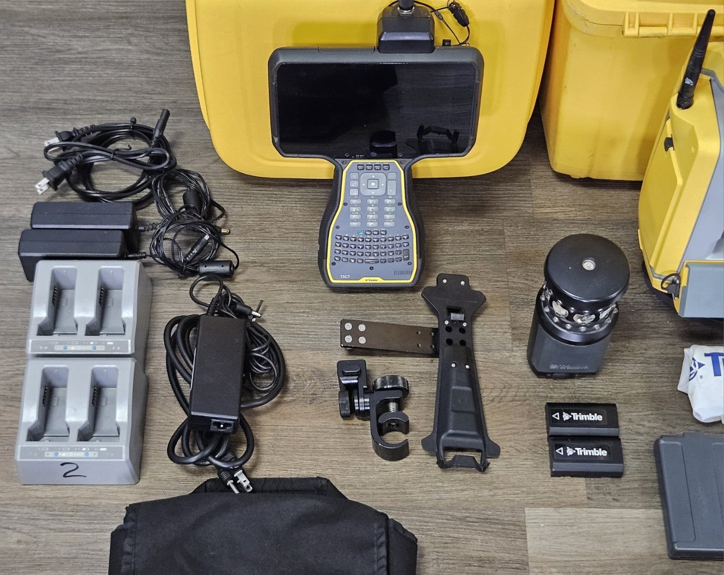 Trimble S5 3” DR+ Robotic Total Station Kit w/ TSC7 Data Collector Access MT1000