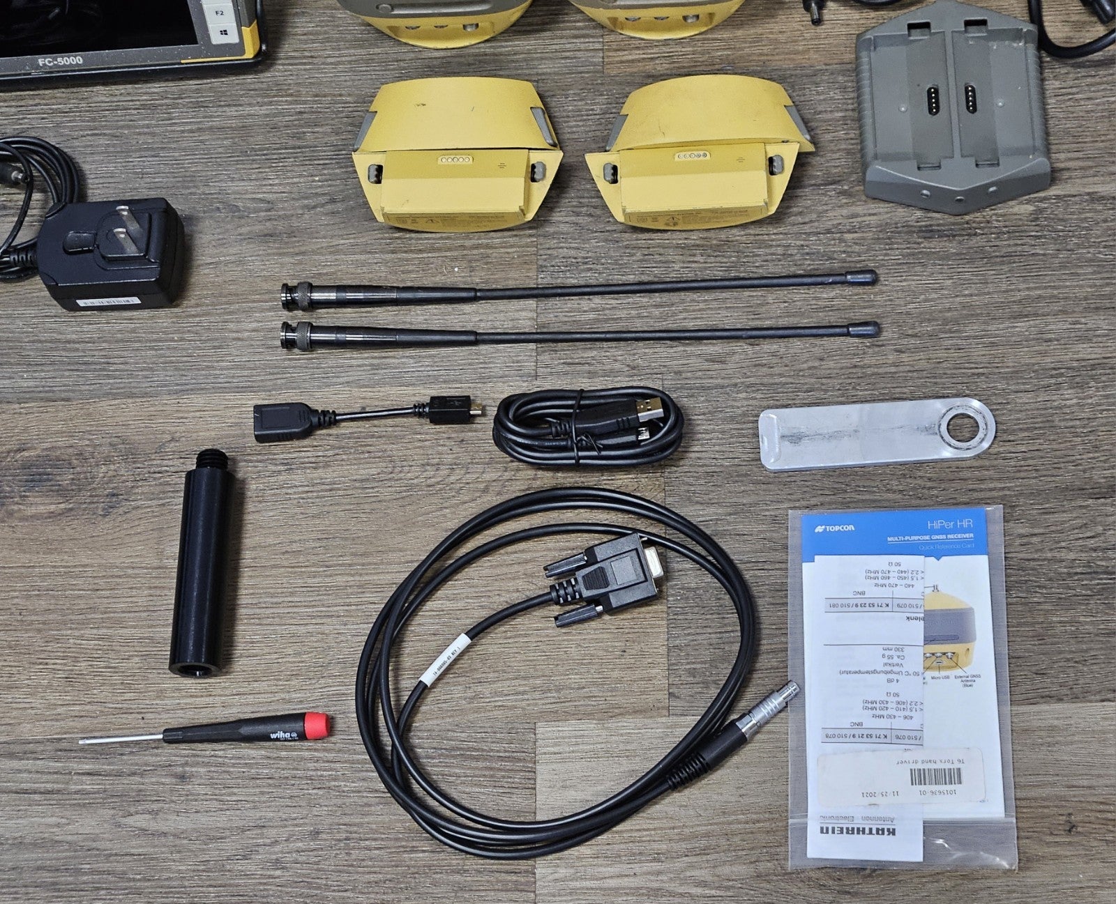 Topcon Dual Hiper HR GPS GNSS Galileo Beidou Base & Rover RTK Kit FC-5000 Tilt