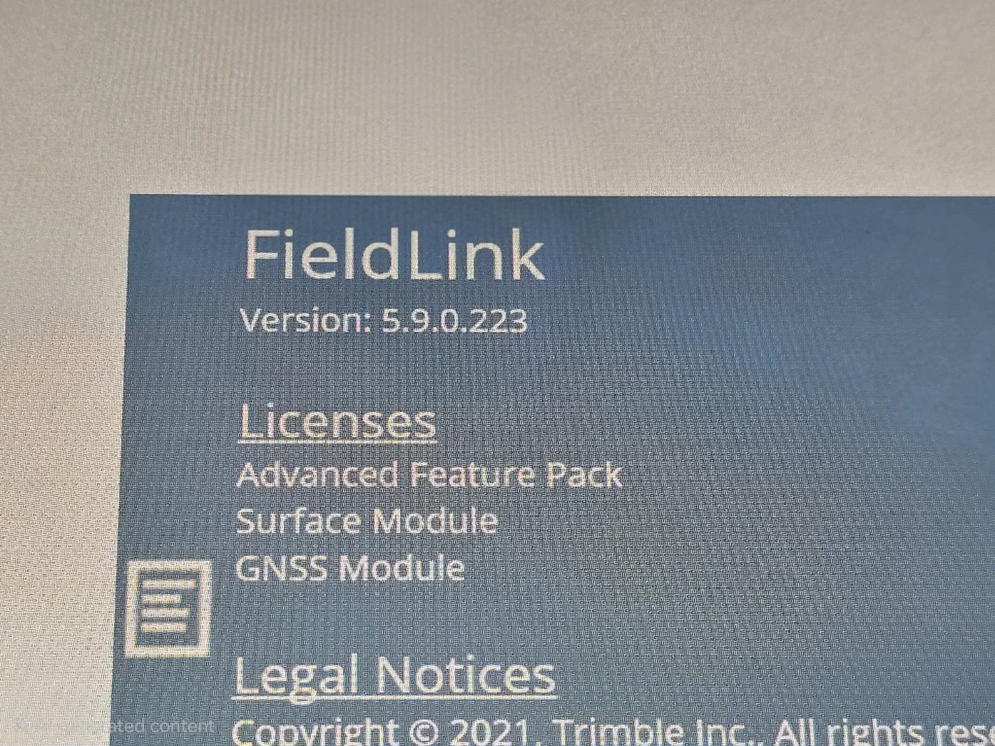 Trimble T10 GNSS Robotic Total Station Data Collector Tablet w/ FieldLink Adv