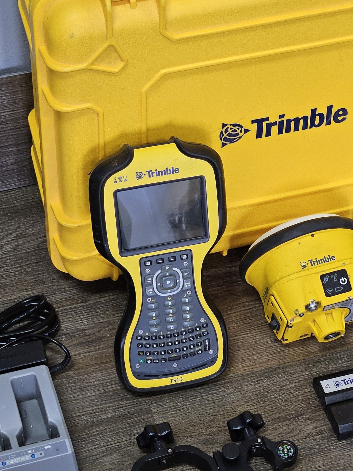 Trimble Dual SPS985 GPS GNSS Galileo Beido Base Rover RTK Kit TSC3 SCS900 900MHz