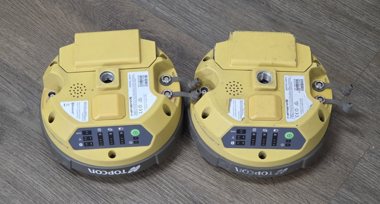 Topcon Dual Hiper V GPS Glonass Base & Rover RTK Survey Set UHF2 450-470MHz