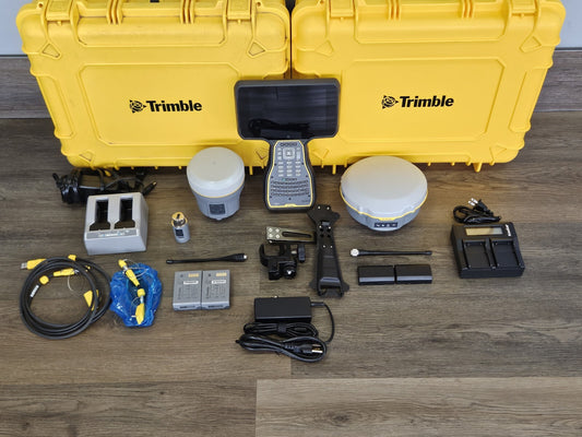 Trimble R8S Base R10 Rover GPS GNSS Beidou Galileo RTK Base Rover Setup TSC7