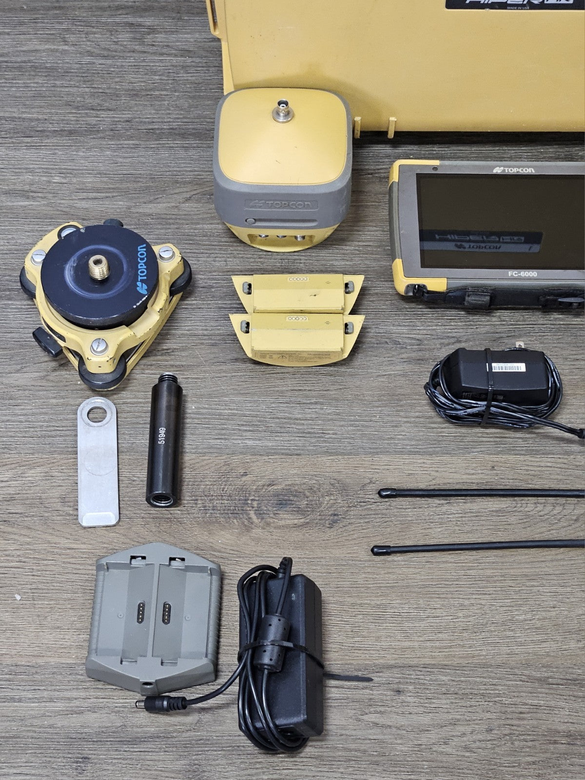 Topcon Dual Hiper HR GPS GNSS Galileo Beidou Base & Rover RTK Kit FC-6000 Tilt
