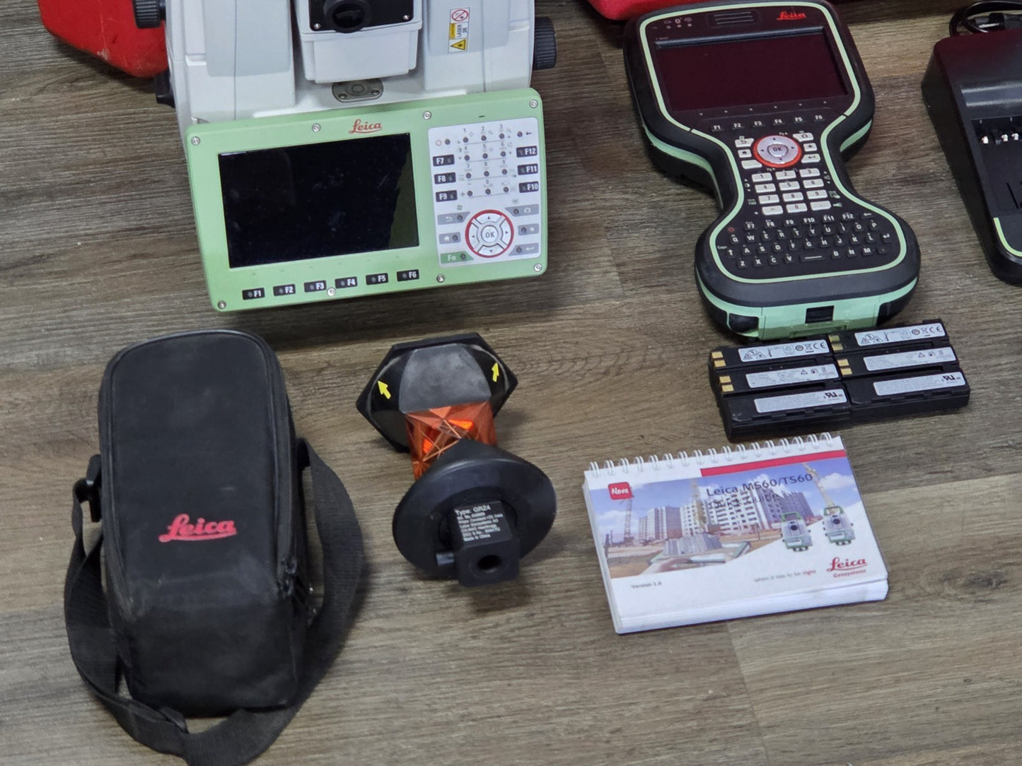 Leica MS60 1" R2000 Robotic Scanning Survey Total Station Setup CS20 Captivate