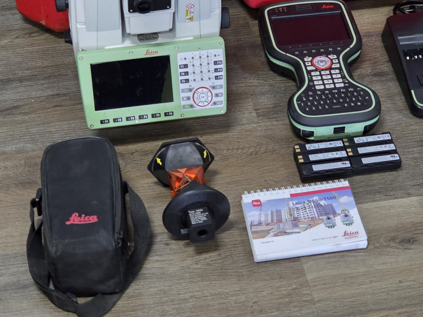 Leica MS60 1" R2000 Robotic Scanning Survey Total Station Setup CS20 Captivate