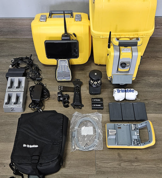 Trimble S5 3” DR+ Robotic Total Station Kit w/ TSC7 Data Collector Access MT1000