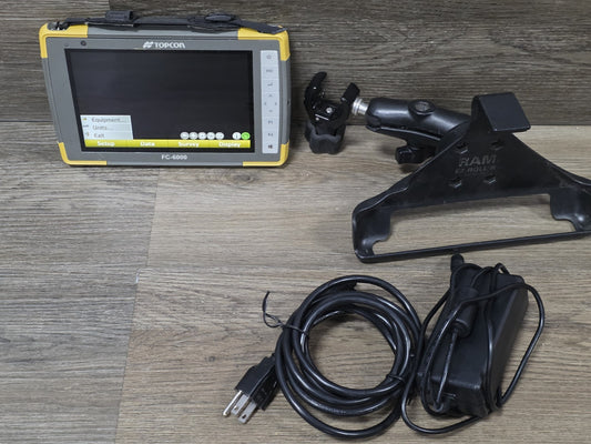 Topcon FC-6000 GNSS Robotic Total Station Tablet Data Collector w/ Pocket 3D V15