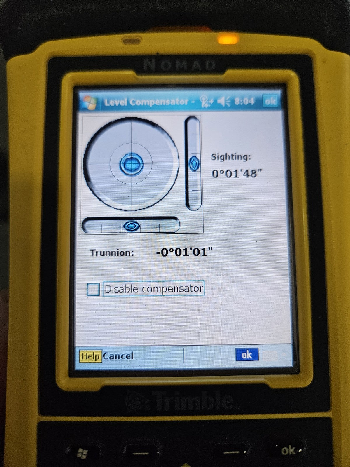 Trimble RTS555 5" Robotic Total Station w/ Nomad MEP 2.0 Layout