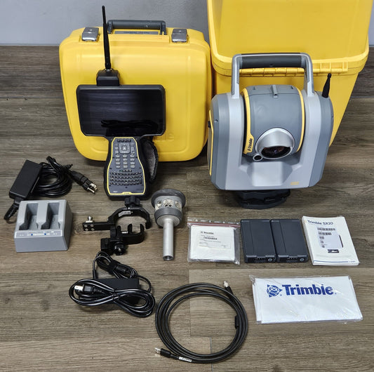 Trimble SX10 1” Robotic Scanning Total Station Kit TSC7 Access 2024, EM120