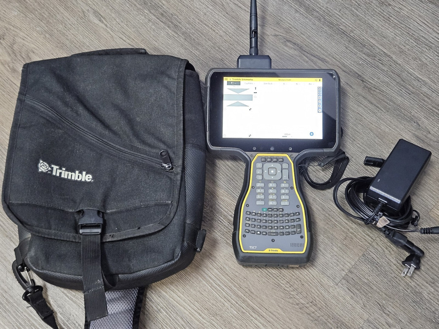 Trimble TSC7 GPS Robotic Total Station Data Collector Siteworks ROADING EM120