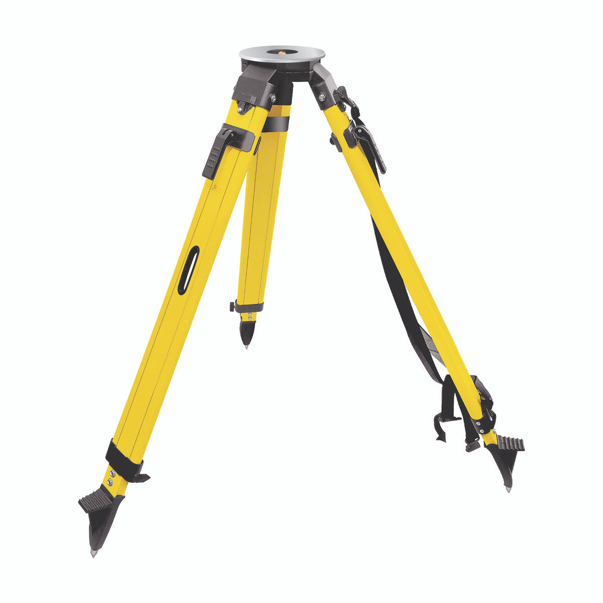 SitePro HVFG20-DCB SiteMax Heavy-Duty Fiberglass Dual Clamp Tripod (Flo-Yellow)